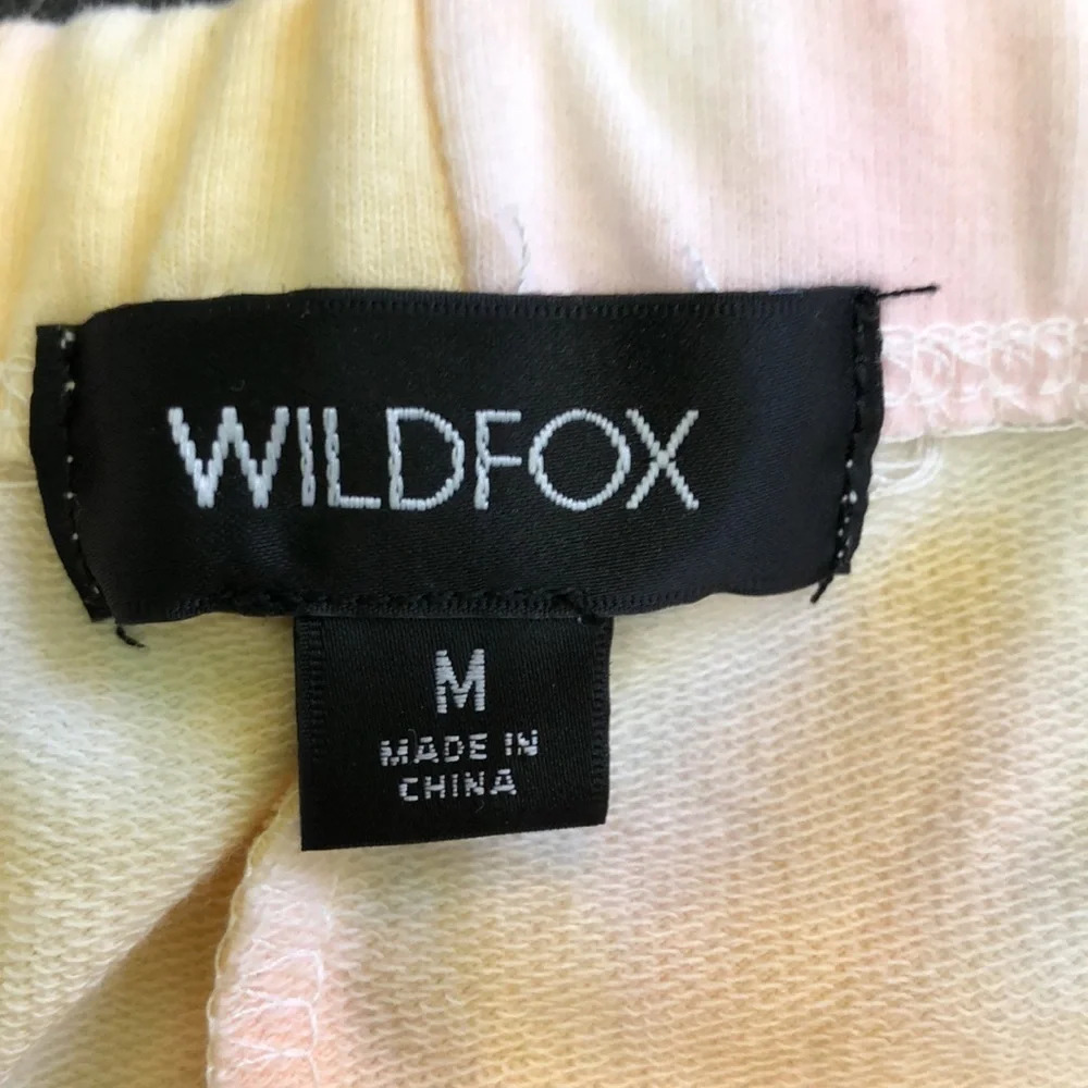 Wildfox Nwt Cotton Candy Tie Dye High Rise Jogger Size M — image 3 of 4